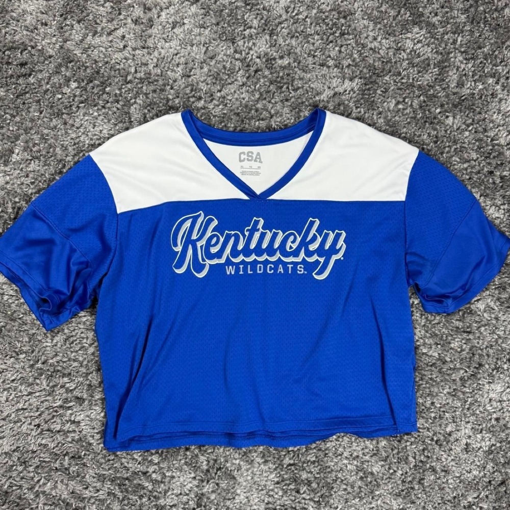 CSA Kentucky Wildcats Cropped Jersey Size XL